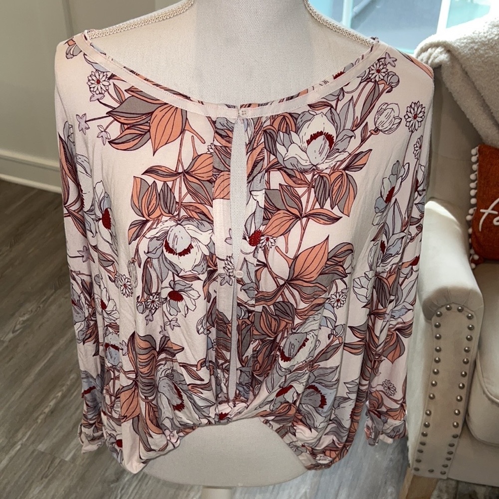 Free People Floral Tunic